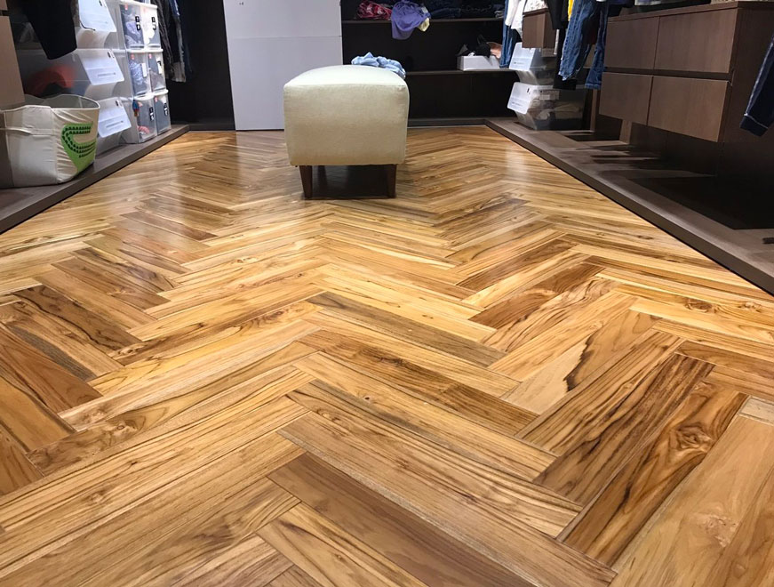 Sàn nhựa giả gỗ xương cá