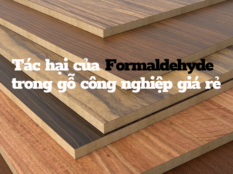 Tại sao sàn gỗ công nghiệp lại chứa Formaldehyde